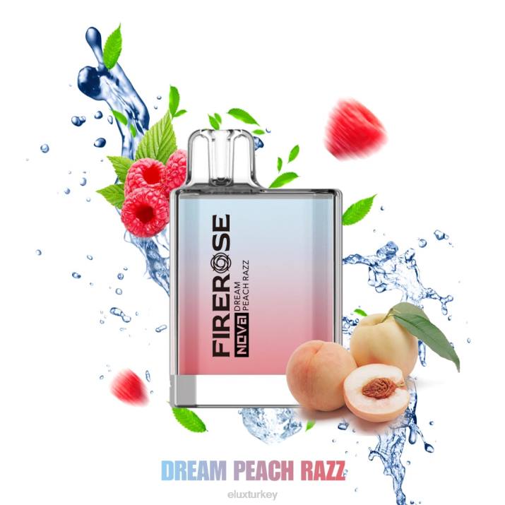 Elux Amazon Türkiye - Elux Firerose Nova 600 puf tek kullanımlık vape rüyada şeftali razz PDX0112