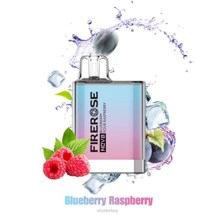 Elux Amazon Türkiye - Elux Firerose Nova 600 puf tek kullanımlık vape yaban mersini ekşi ahududu PDX022