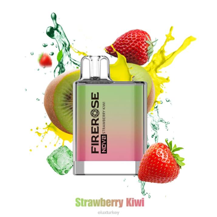Elux Ankara - Elux Firerose Nova 600 puf tek kullanımlık vape çilek kivi PDX025