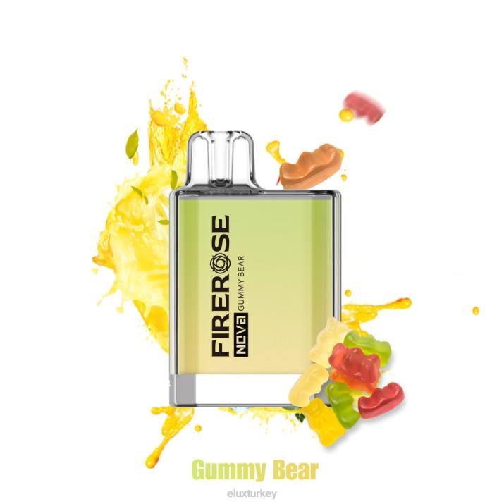 Elux Vape Price - Elux Firerose Nova 600 puf tek kullanımlık vape sakızlı ayı PDX027