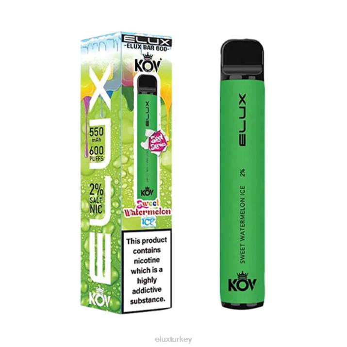 Elux Review Türkiye - Elux Bar tatlı serisi tek kullanımlık vape tatlı karpuz buzu PDX0111