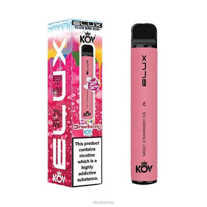 Elux Vape Flavours - Elux Bar tatlı serisi tek kullanımlık vape tatlı çilekli buz PDX0110