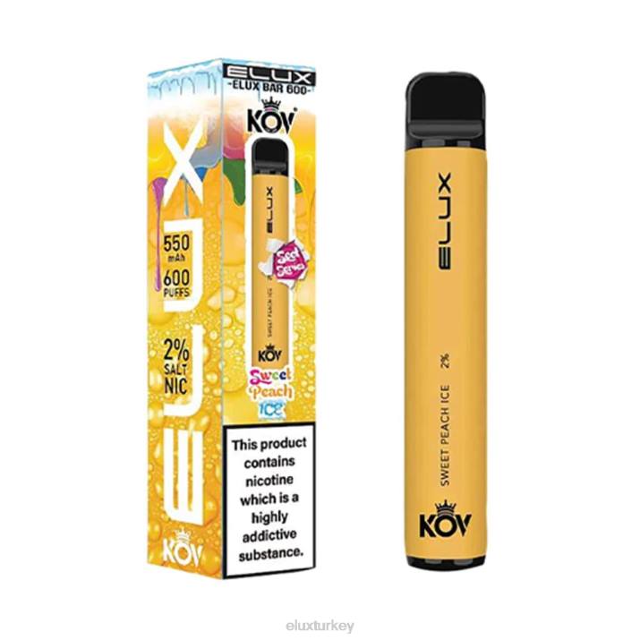 Elux Vape Near Me - Elux Bar tatlı serisi tek kullanımlık vape tatlı şeftalili buz PDX0108