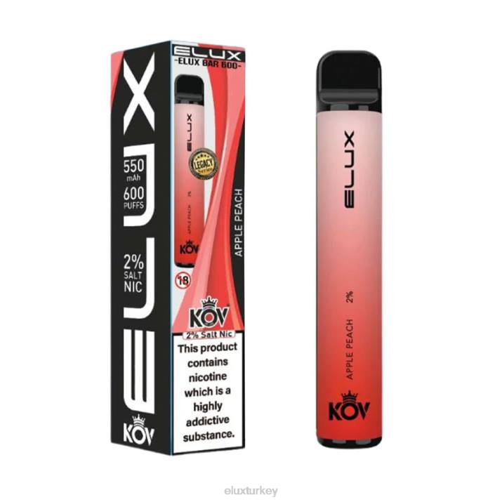 Elux Price - Elux Bar eski seri tek kullanımlık vape elma şeftali PDX0103